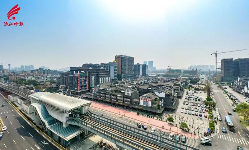 南海有轨电车1号线平洲玉器街站.方智恒/摄