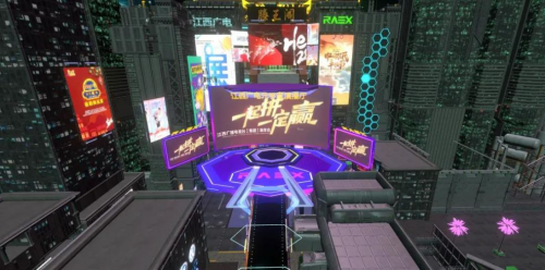 　　(图：江西广电元宇宙演播厅)