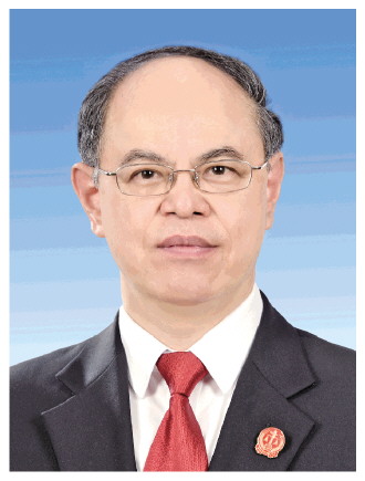 图为江苏省高级人民法院院长夏道虎代表. 资料图片