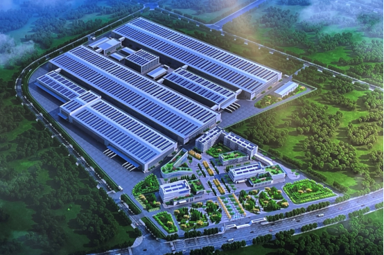 　　▲12GWh动力电池项目基地效果图