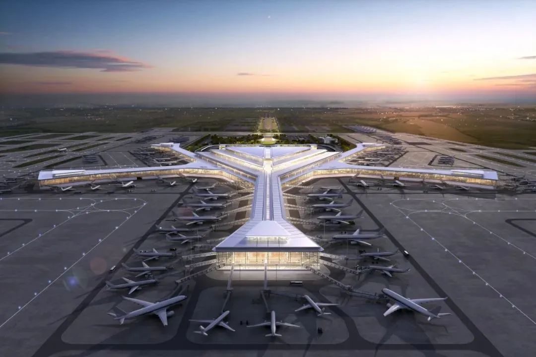 长沙黄花机场t3航站楼效果图