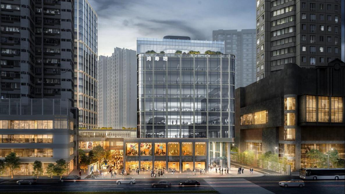 　　(鸿寿坊西塔小独栋效果图)