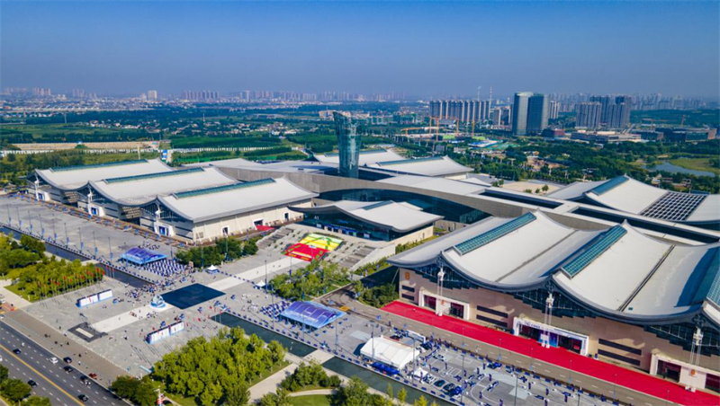 图为石家庄(正定)国际会展中心.