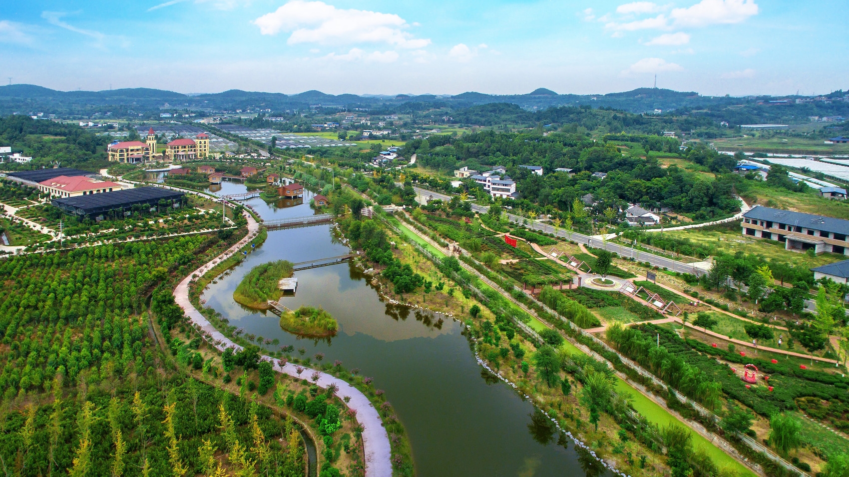 绵阳市涪城区杨家镇 绵阳市住建委供图