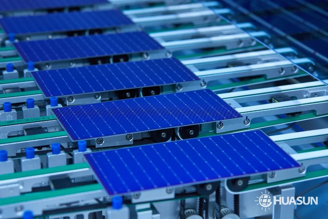 　　华晟异质结电池智造产线