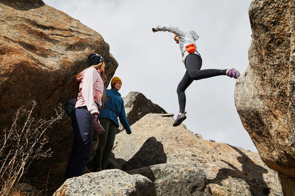 　　ARC’TERYX始祖鸟“Pass It On”抱石现场