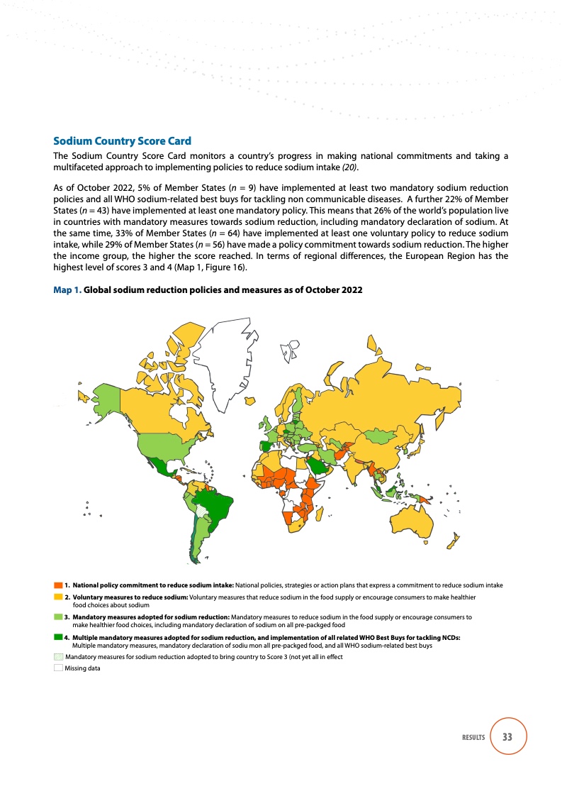 2023年全球减少钠摄入量报告