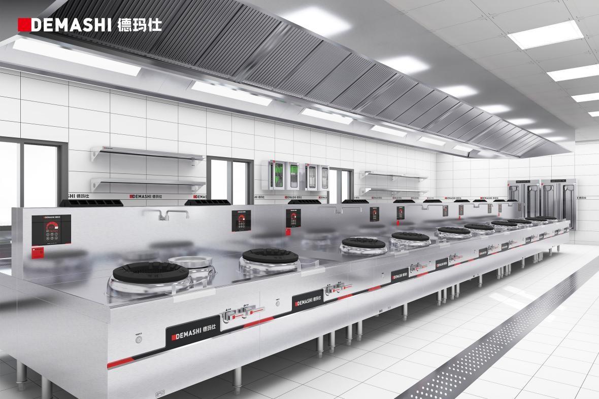 　　图：德玛仕新厨系列大锅灶