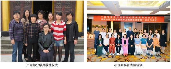 　　元心副理事长的工作照