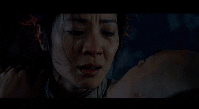 杨紫琼哭的不只是俞秀莲的委屈图源《卧虎藏龙》