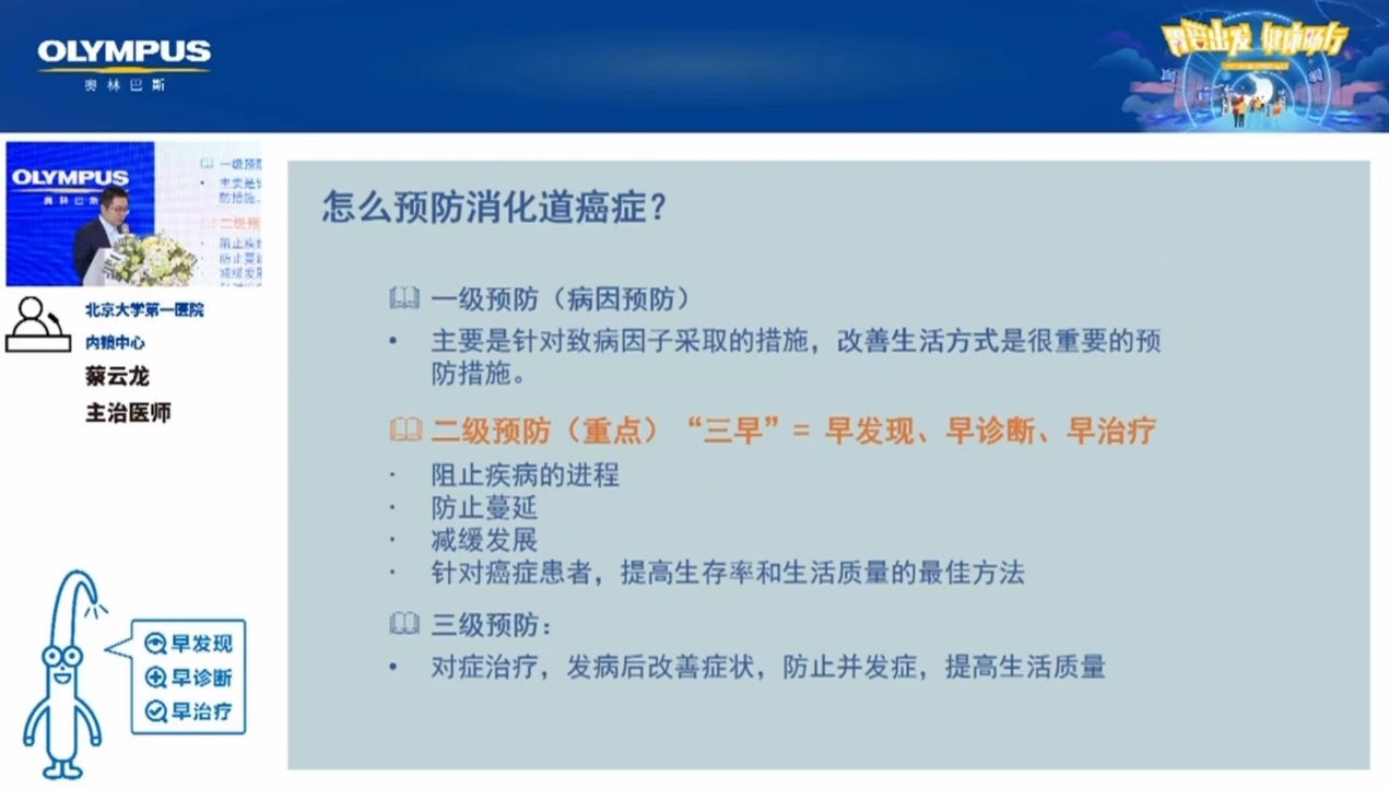 　　北京大学第一医院内镜中心主治医师蔡云龙 科普讲座