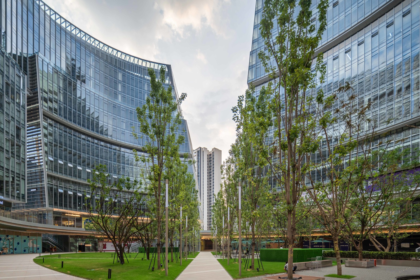 高新创合中心中央花园.图片由高新创合中心提供