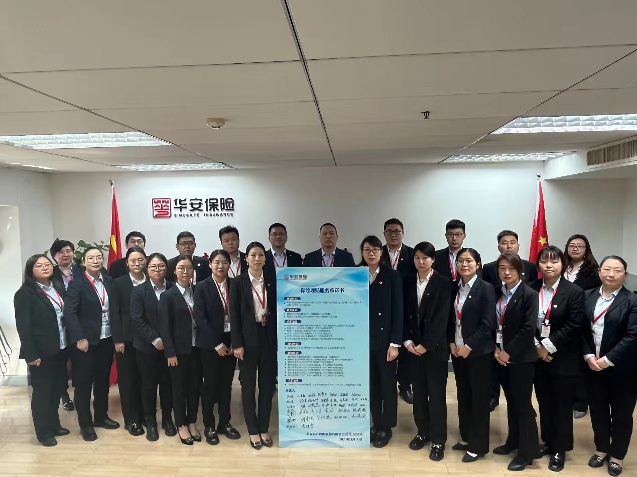 "3·15"消费者权益保护日 华安保险客服人员共签保险服务承诺书_新浪