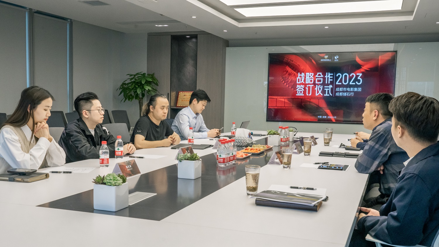 　　(签约仪式合作交流)