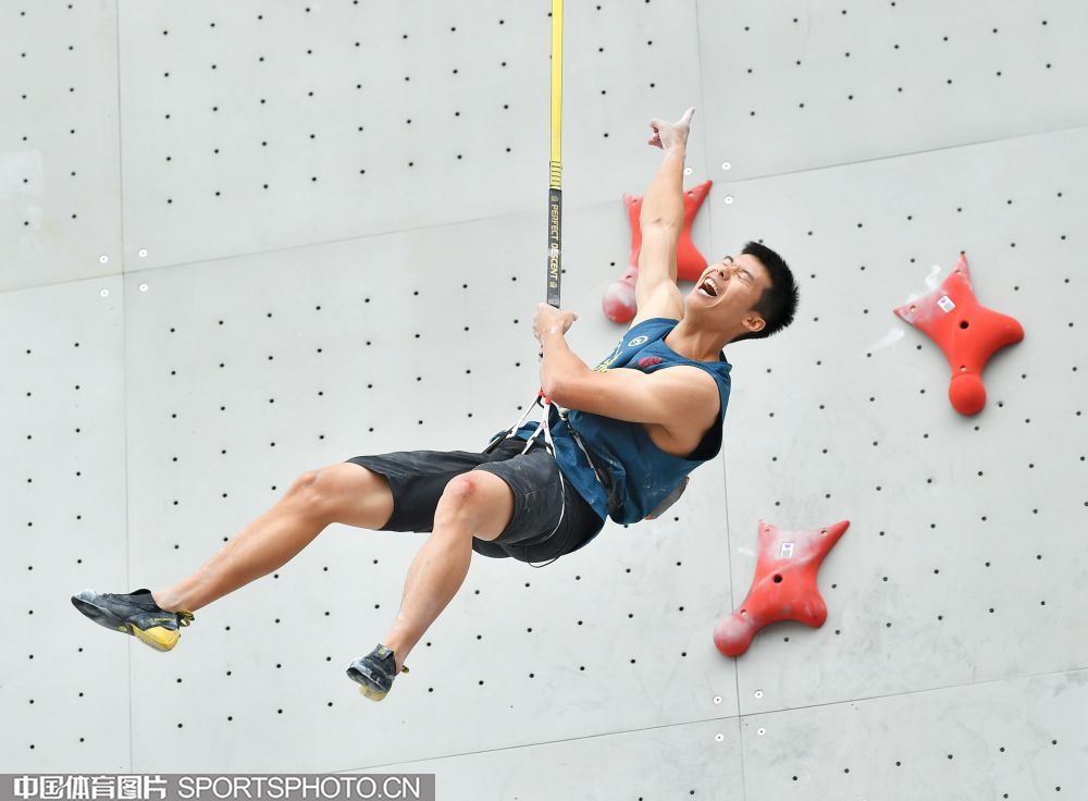 龙见国创男子速度攀岩全国纪录|攀岩_新浪财经_新浪网