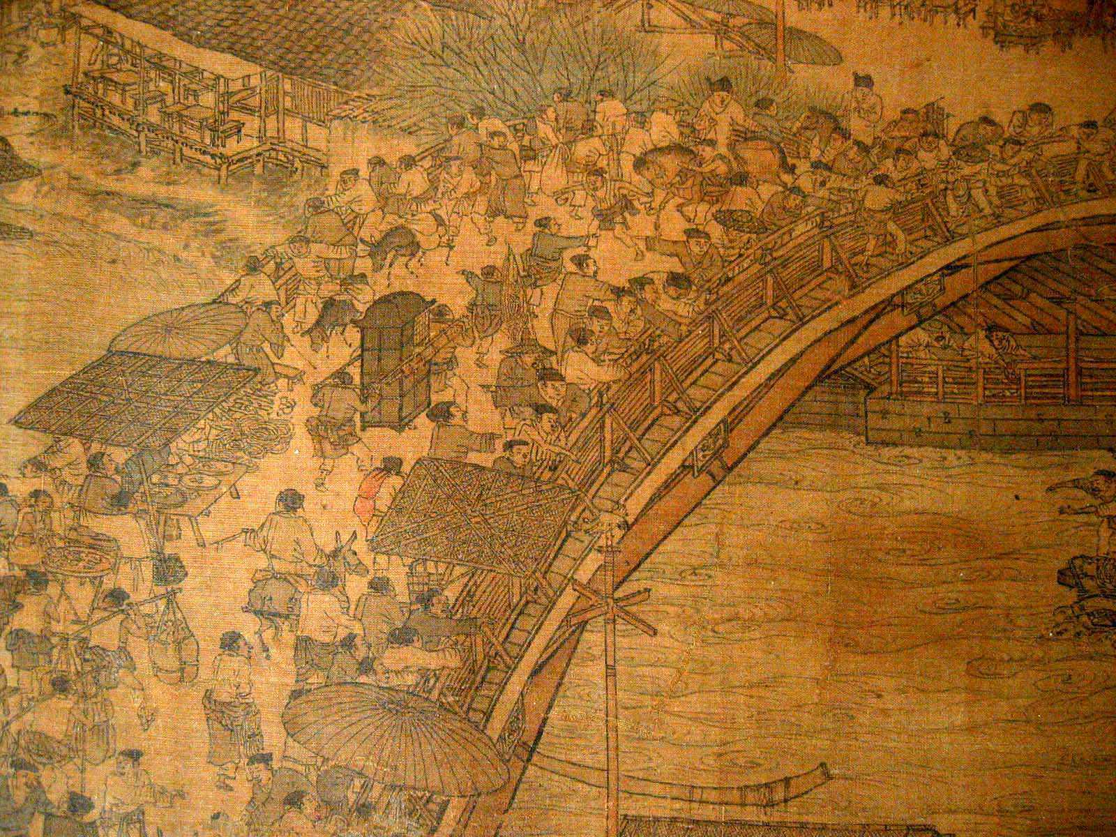 资料图 清明上河图(局部) 新华社发