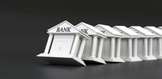 ↑美国银行体系或将出现多米诺骨牌式崩溃