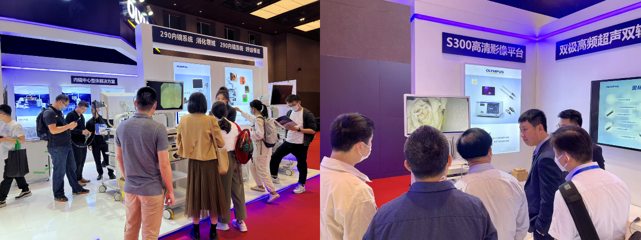 　　奥林巴斯内外科展台