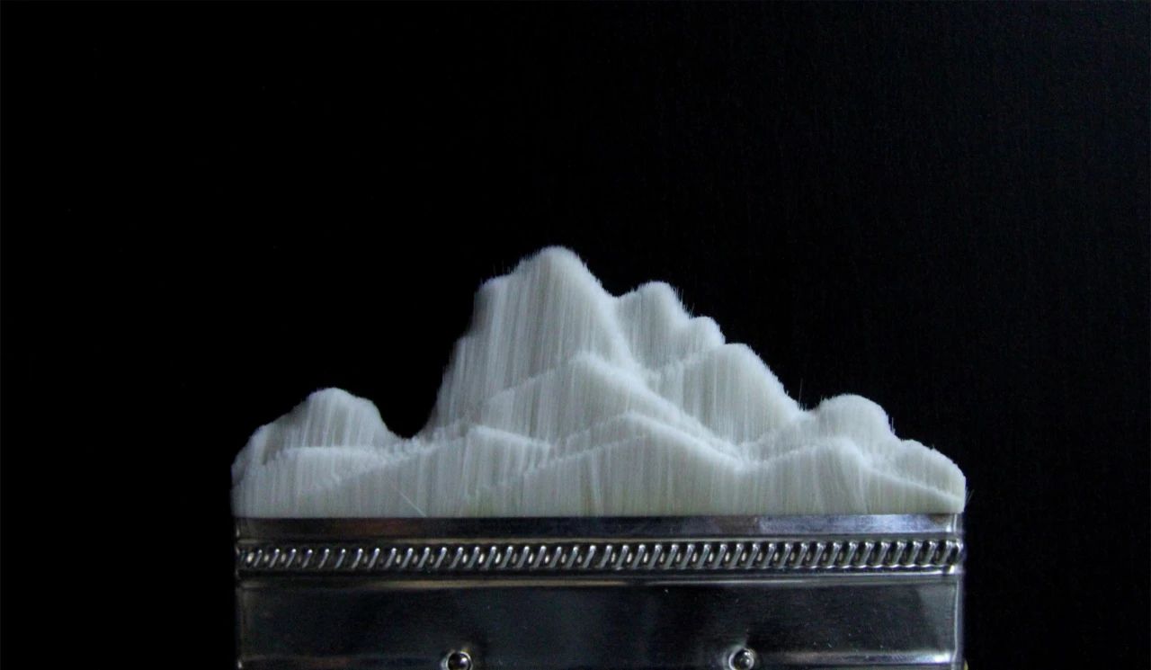 　　《山海》 系列 11×20×2cm 排刷 2023年