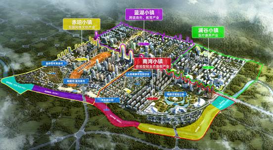 　　(南腊新区整盘规划图)