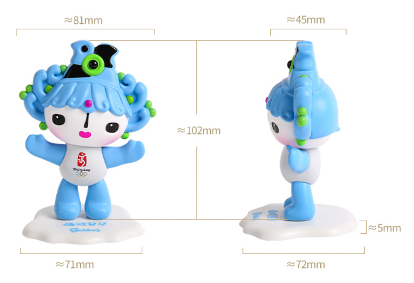 时隔15年奥林匹克官方发布全新北京2008奥运福娃手办