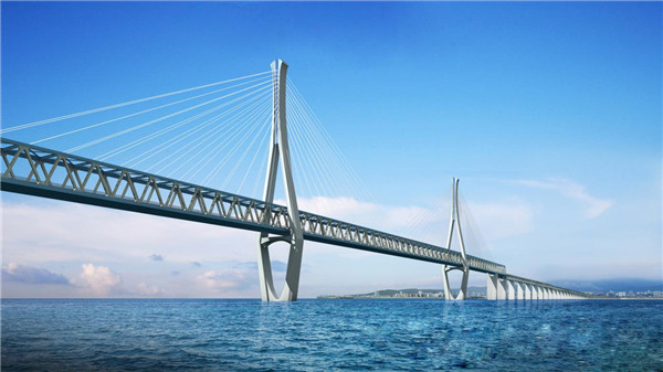 杭州湾跨海大桥设计图图片
