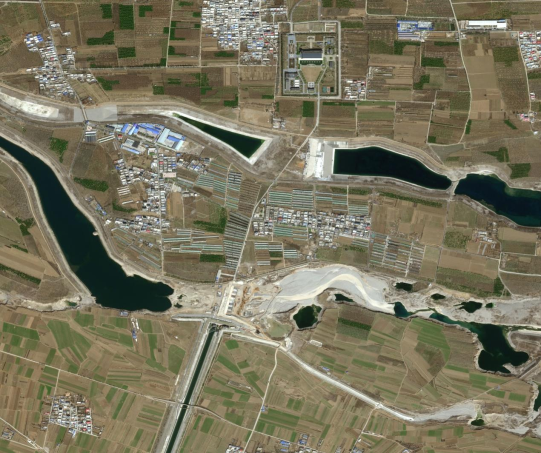 图11 房山区北拒马河暗渠工程,影像获取时间:2022年03月26日