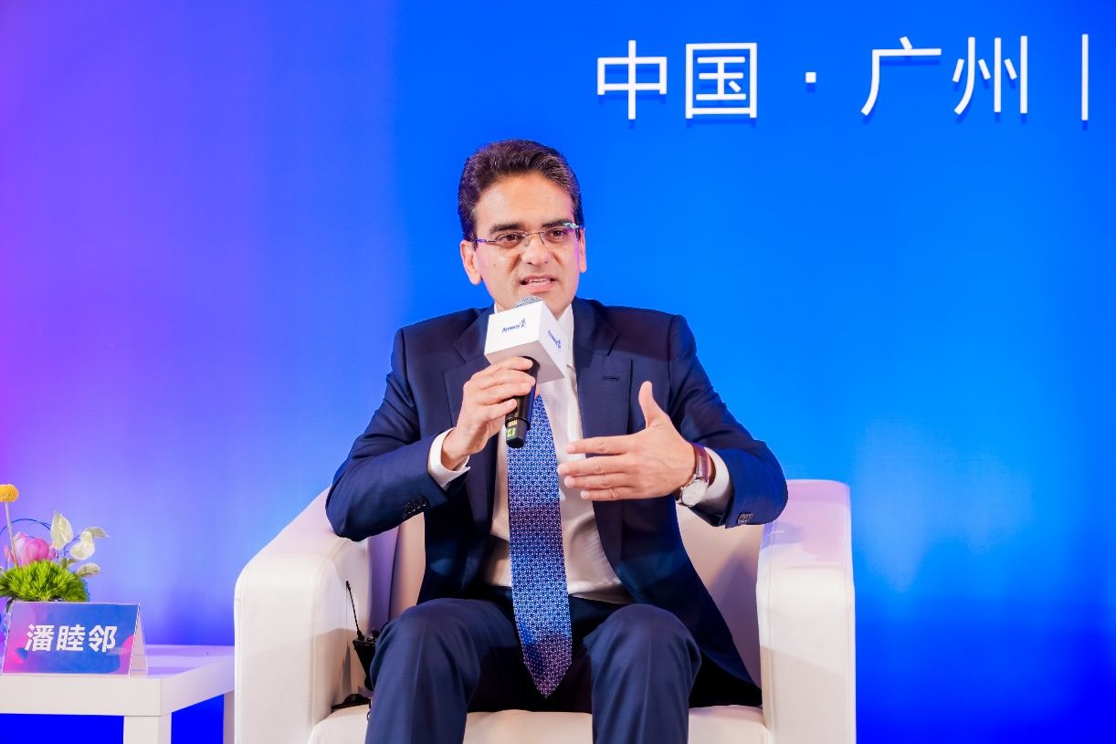 　　安利全球首席执行官潘睦邻接受采访