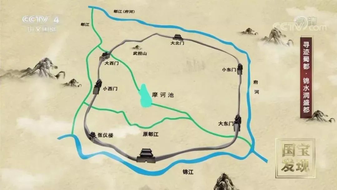 摩诃池当之无愧成为当时成都的中心公园