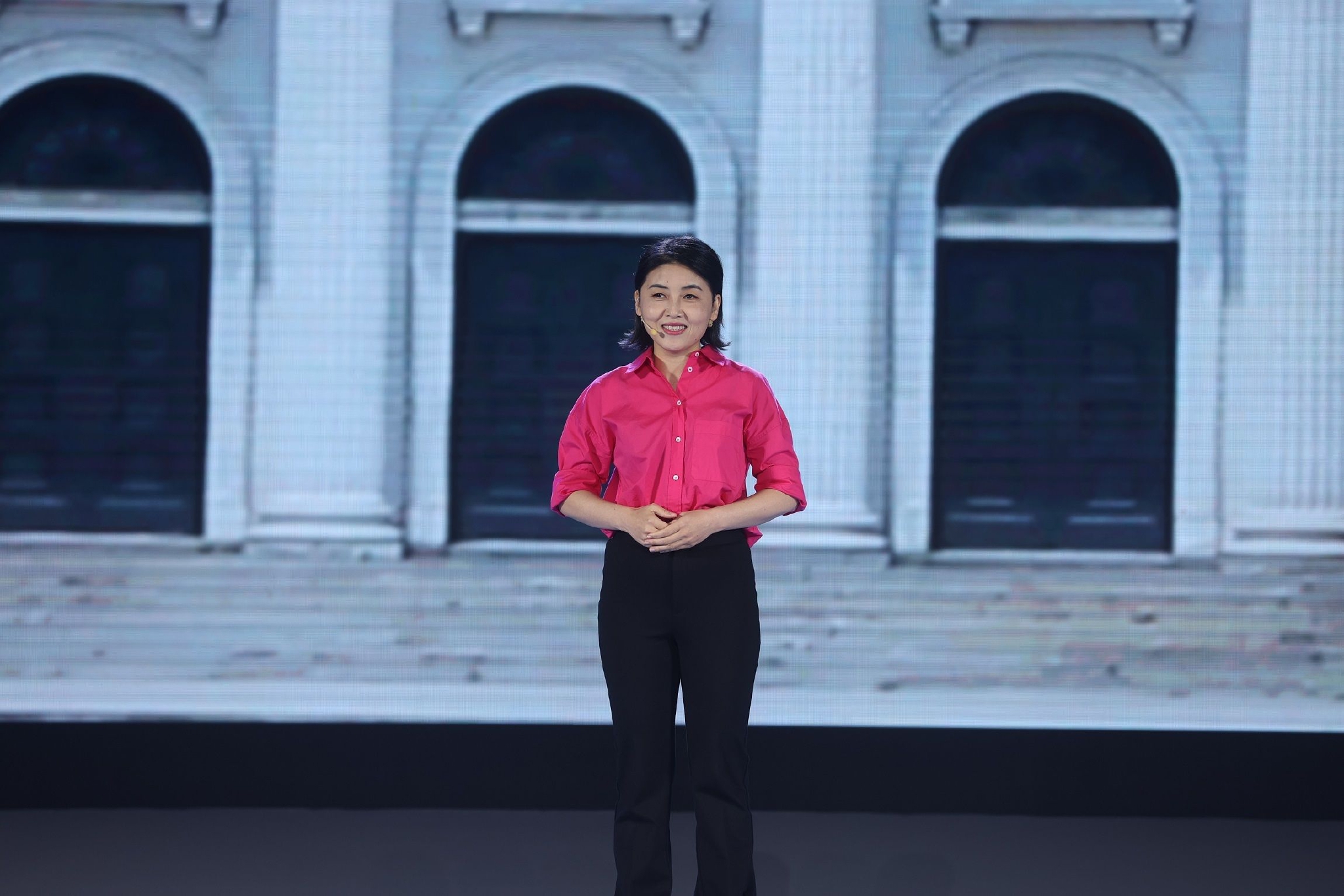 2022年11月1日,颜宁参加深圳全球创新人才论坛.图片来源:视觉中国