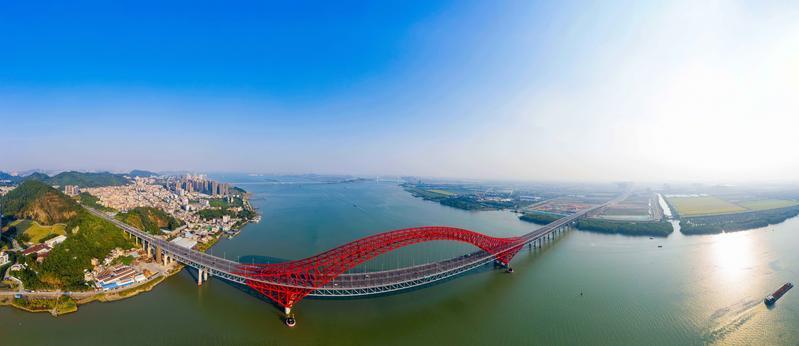 南沙明珠湾大桥.图/广州日报·新花城记者:苏俊杰 通讯员:刘伟