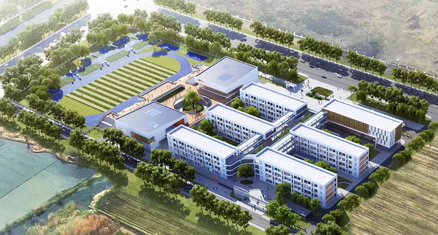 施桥中心小学新建工程效果图.