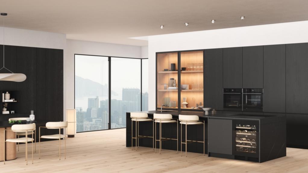 　　【以极简塑不简，缔造理想奢雅厨间】