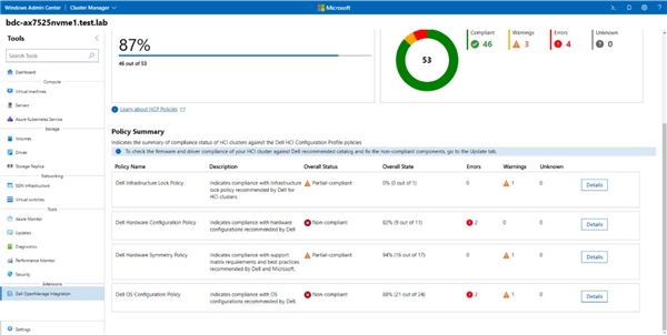图4:适用于Azure的Dell HCP策略 – HCP策略总结