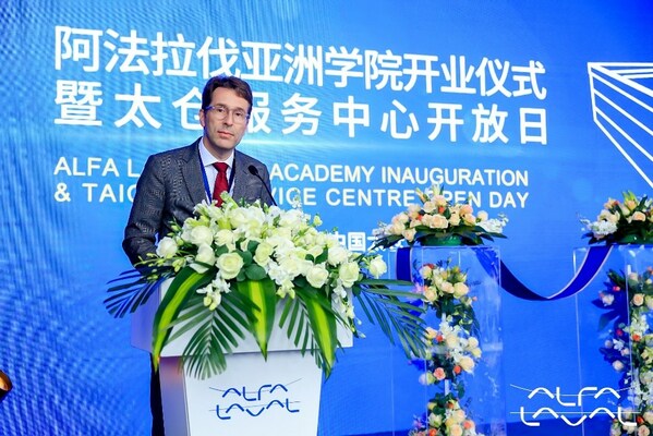 　　阿法拉伐东北亚区总裁Christian Thomsen致辞