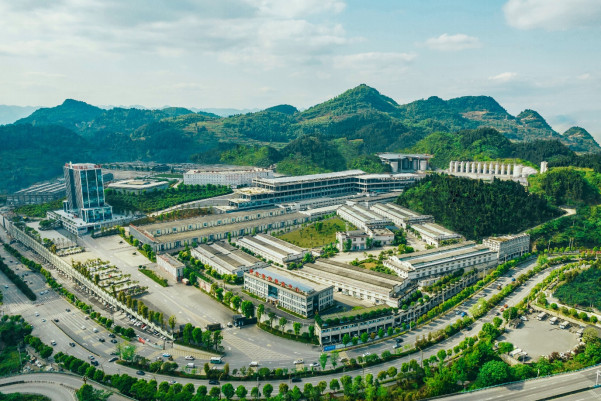 　　(糊涂集团“花园式厂房”全景)