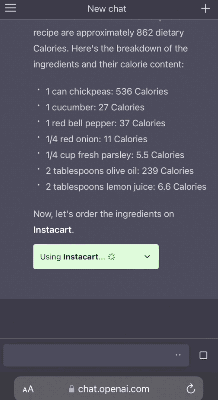 根据购物清单链接至商品页，一键直达