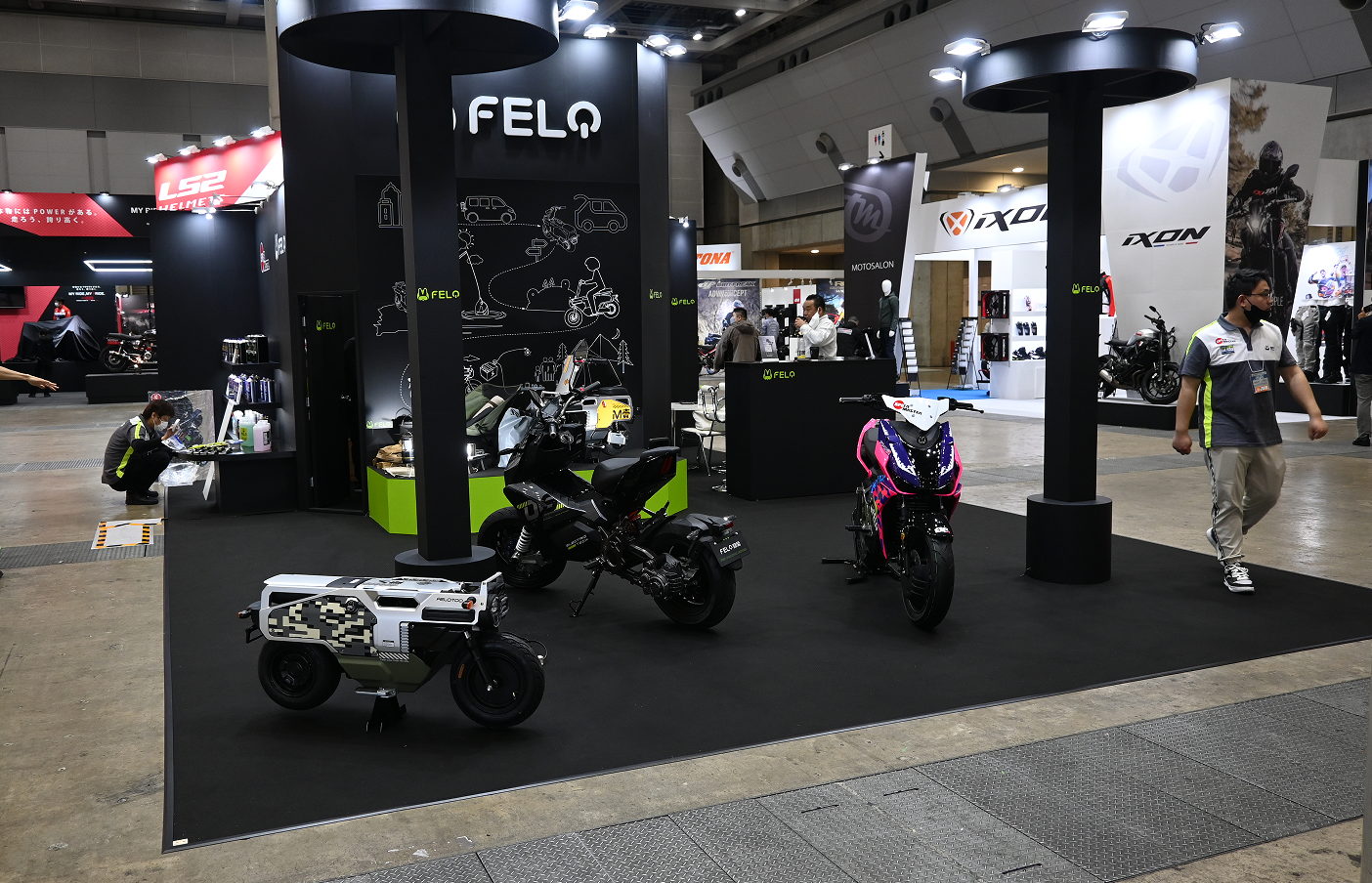 纯电折叠轻便摩托车m壹亮相东京摩托车展 售价38万日元