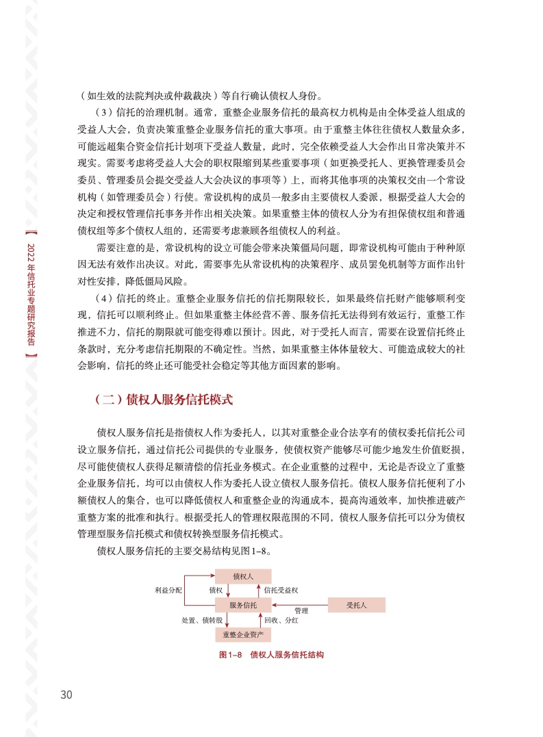 2022年信托业专题研究报告