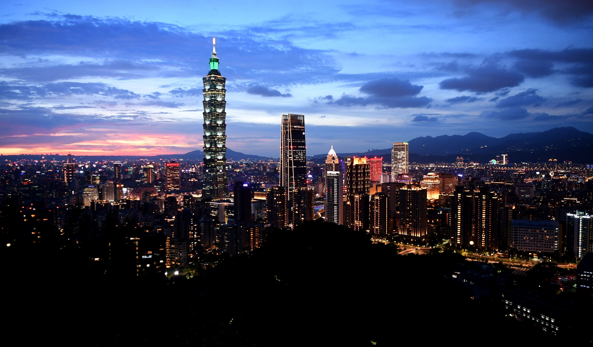 台湾夜景真实图片图片