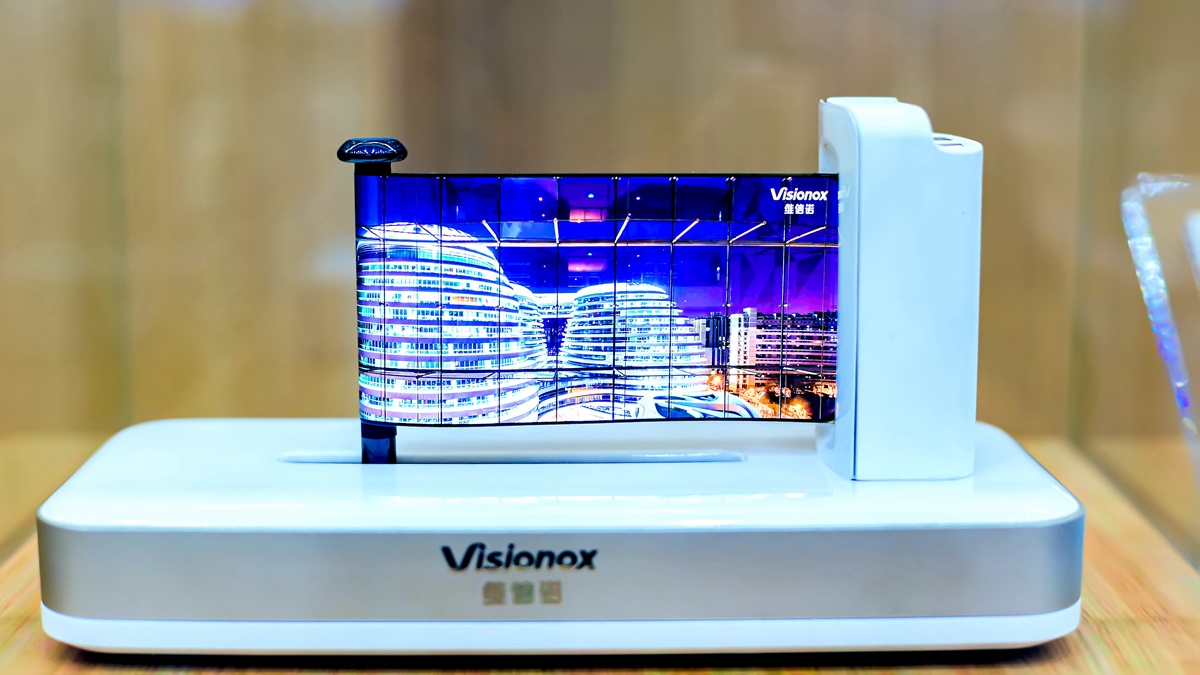 合肥维信诺科技有限公司生产的柔性屏 &nbsp;受访者供图