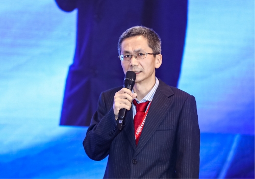 　　▲彭赞国博士作演讲