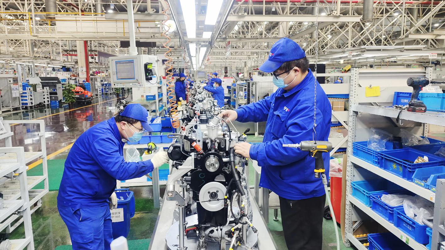 潍柴动力扬柴公司总装车间. 嵇尚东 摄