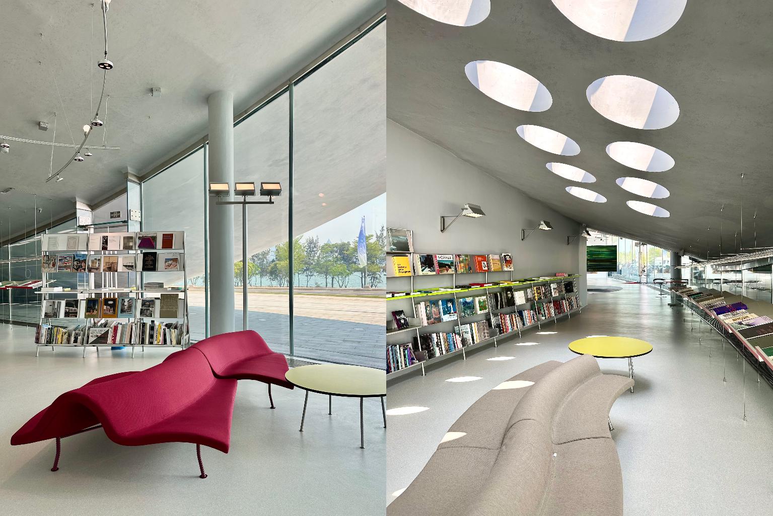 　　卷宗书店@海口天空之山驿站室内陈列