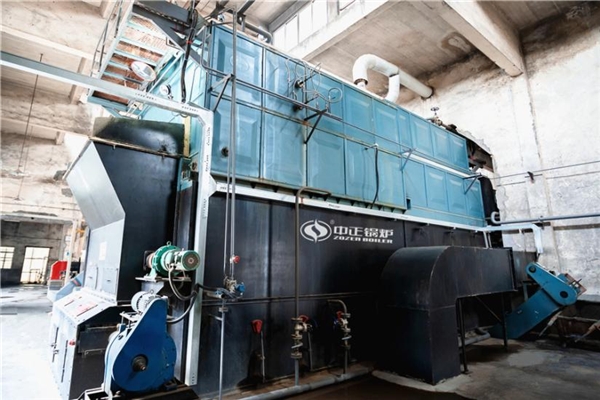 　　运行在纺织行业的DZL系列三锅筒生物质锅炉