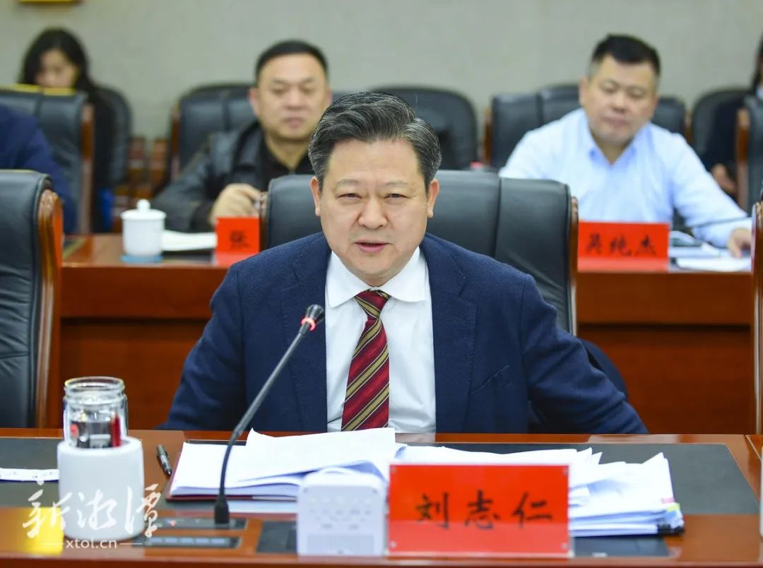 刘志仁讲话.(记者 方阳 摄)