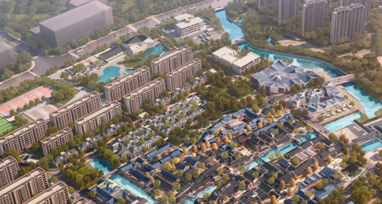 （瑞安房地產開發的大型城市改造項目——上海蟠龍天地。公司官網/圖）