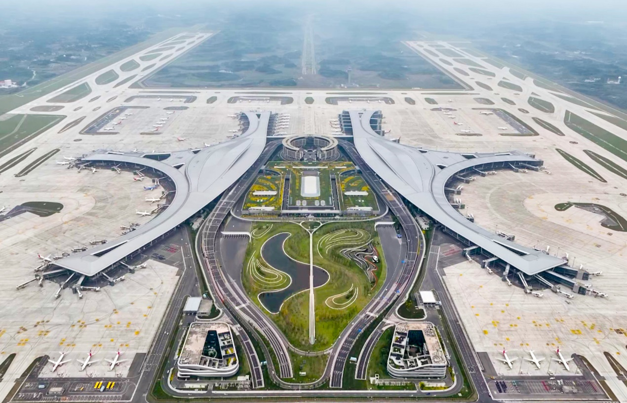 天府国际机场 图片来源：成都东部新区