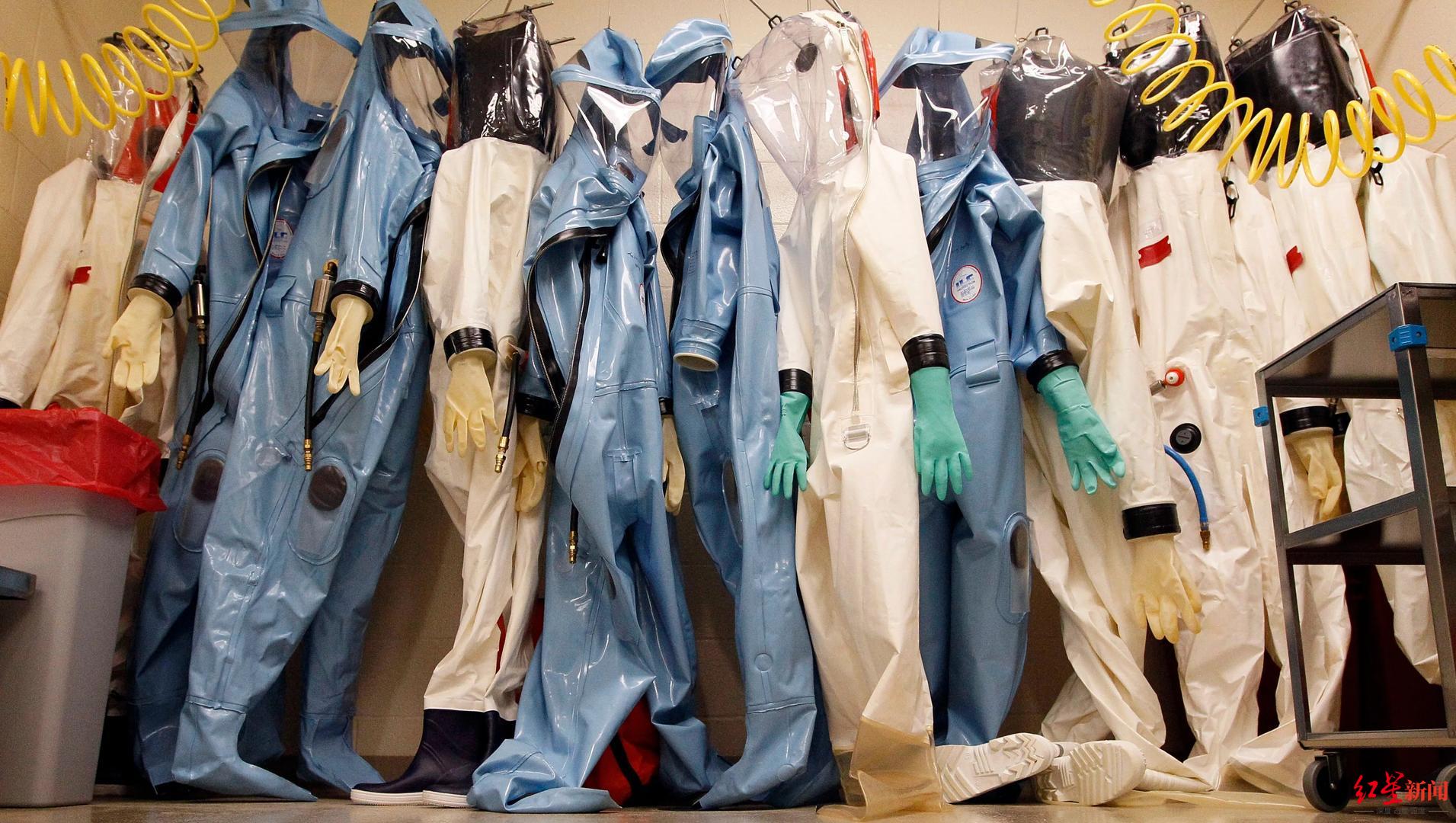 工作人员需穿着防护服才能进入bsl-4实验室