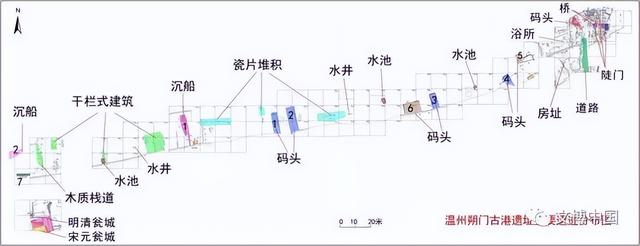 △朔门古港遗址总平面图